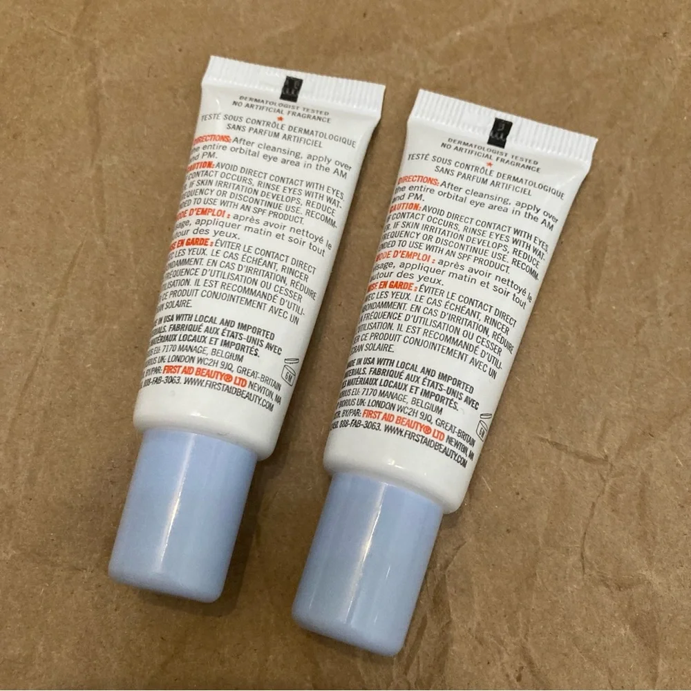 2 x first aid beauty eye cream